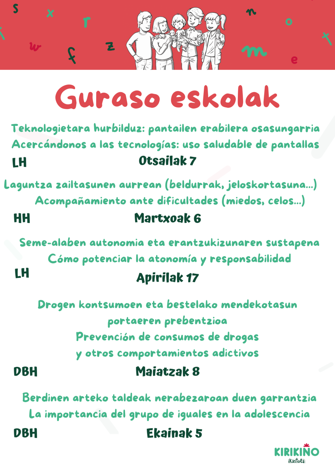 Guraso eskolak